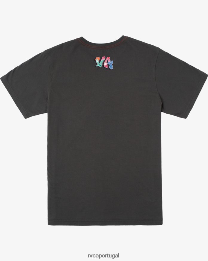 roupas RVCA homens camiseta livro preto pirata preto N00F2H450