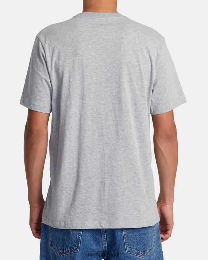 roupas RVCA homens camiseta manga curta balance box urze atlética N00F2H176