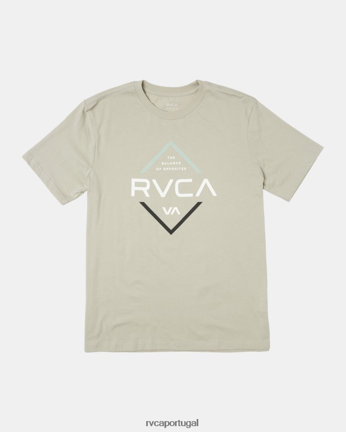roupas RVCA homens camiseta manga curta paragram miragem N00F2H162
