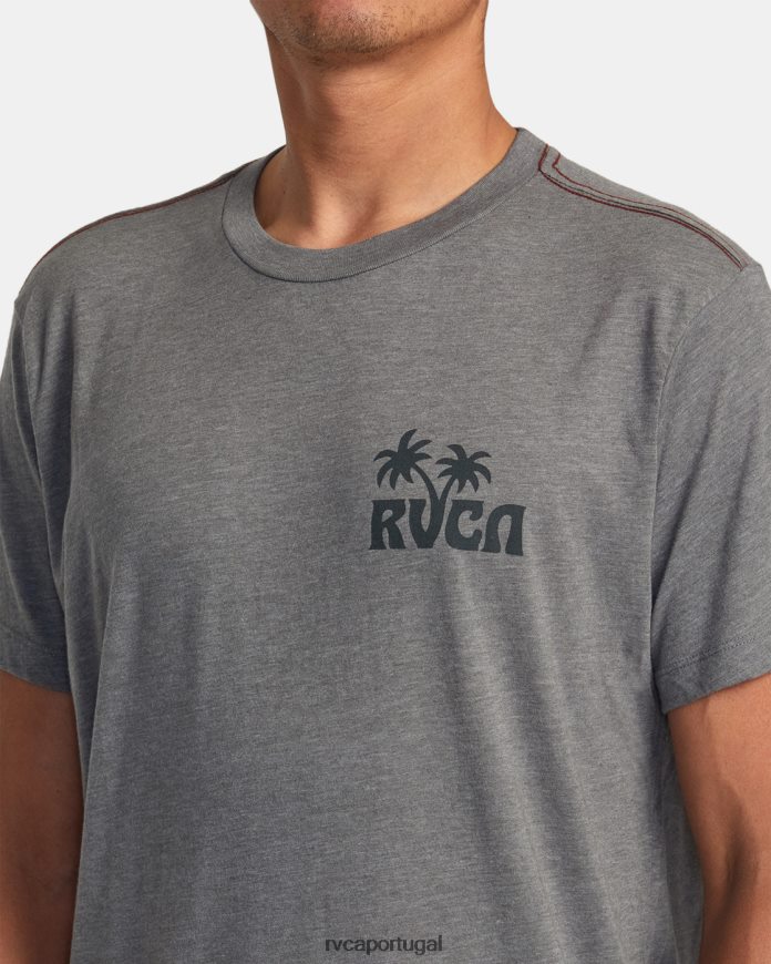 roupas RVCA homens camiseta pôr do sol fumaça N00F2H267