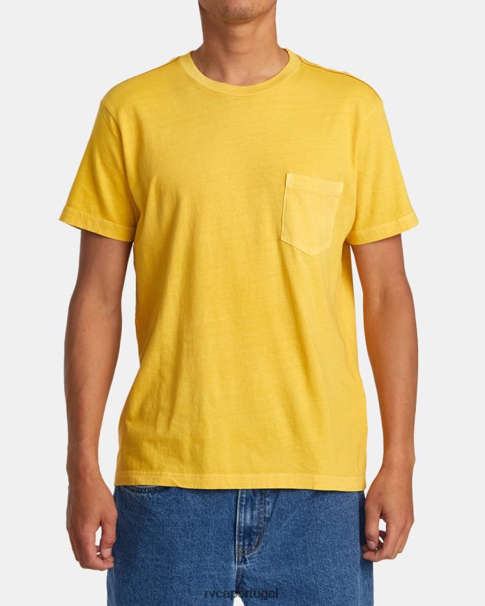 roupas RVCA homens camiseta pigmento ptc ii bambu N00F2H700