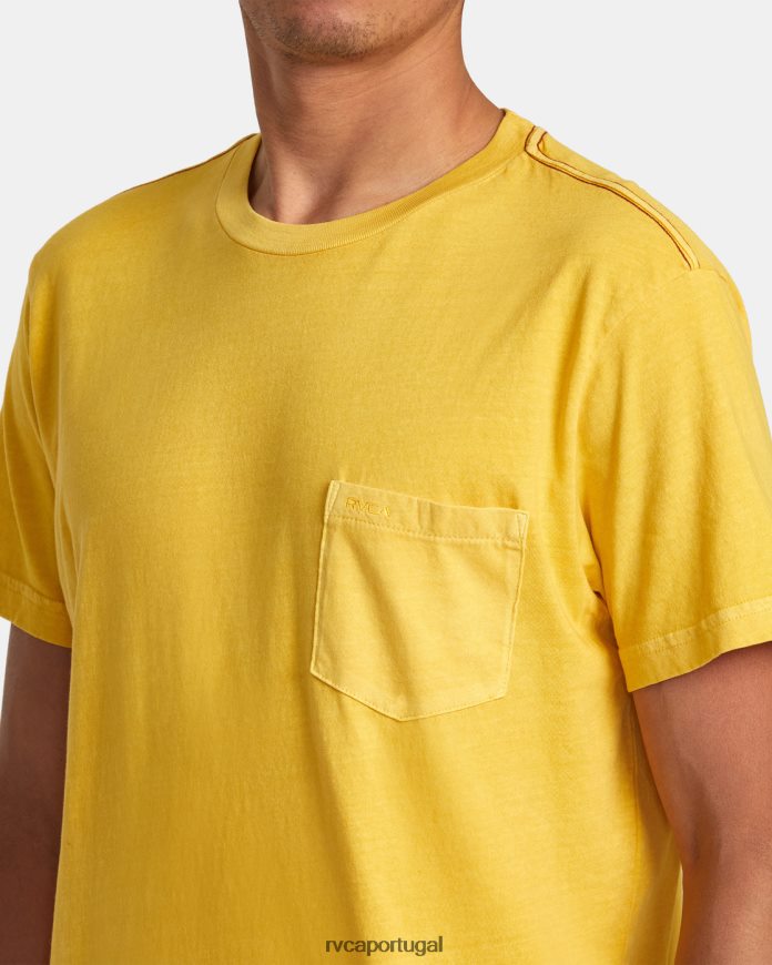 roupas RVCA homens camiseta pigmento ptc ii bambu N00F2H700