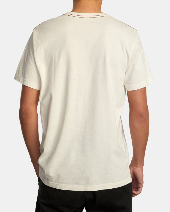 roupas RVCA homens camiseta pigmento ptc ii natural N00F2H938