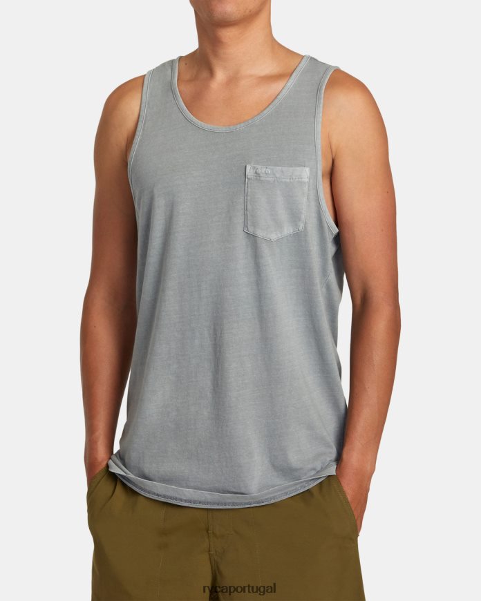 roupas RVCA homens camiseta tanque de pigmento ptc monumento N00F2H654