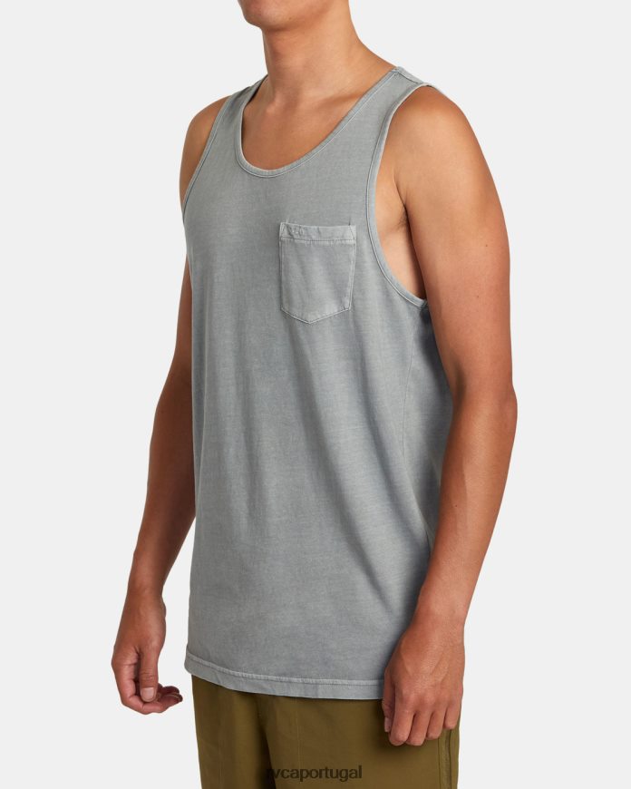 roupas RVCA homens camiseta tanque de pigmento ptc monumento N00F2H654