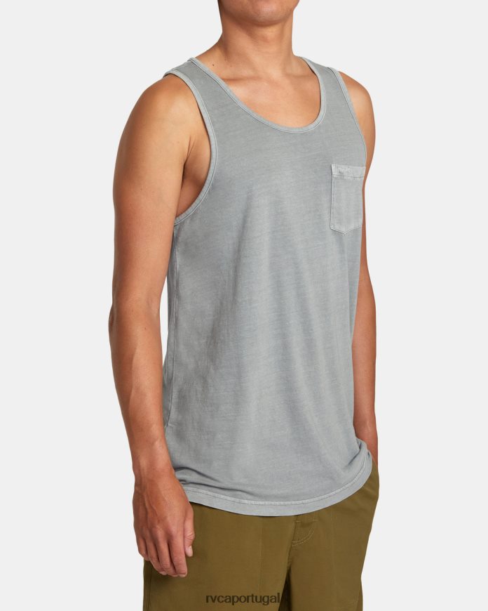 roupas RVCA homens camiseta tanque de pigmento ptc monumento N00F2H654