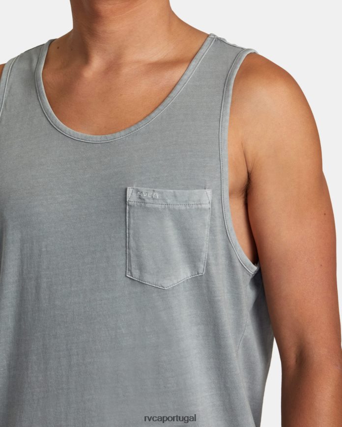 roupas RVCA homens camiseta tanque de pigmento ptc monumento N00F2H654