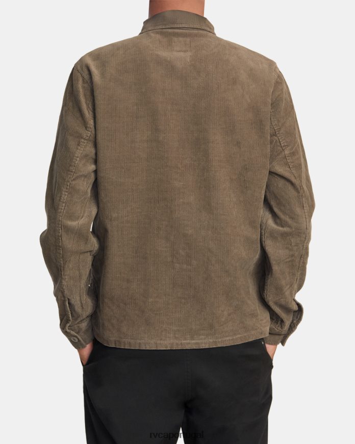 roupas RVCA homens blusa de veludo americana cogumelo N00F2H553