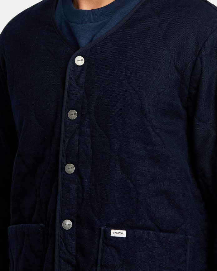 roupas RVCA homens jaqueta de alta qualidade índigo N00F2H1020