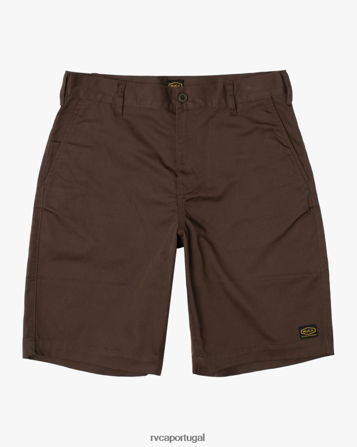 roupas RVCA homens calça americana 22 chocolate N00F2H822