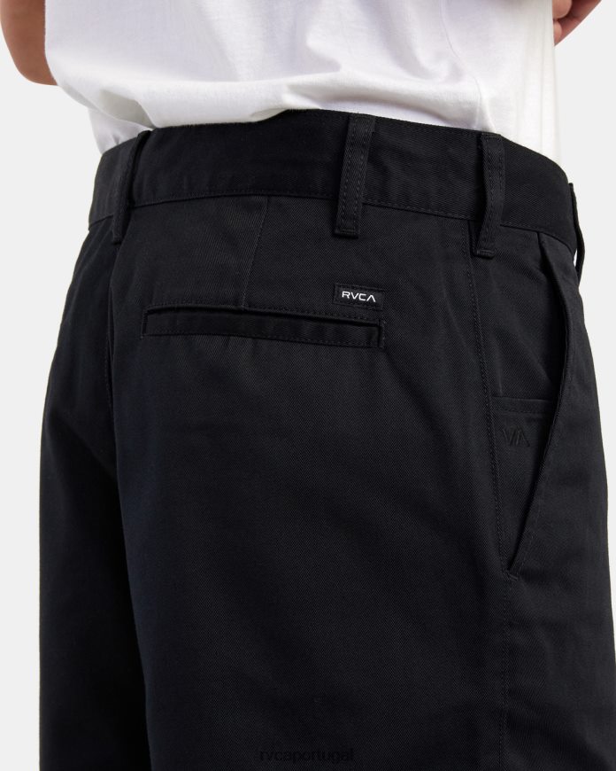 roupas RVCA homens calça americana 22 preto N00F2H1074