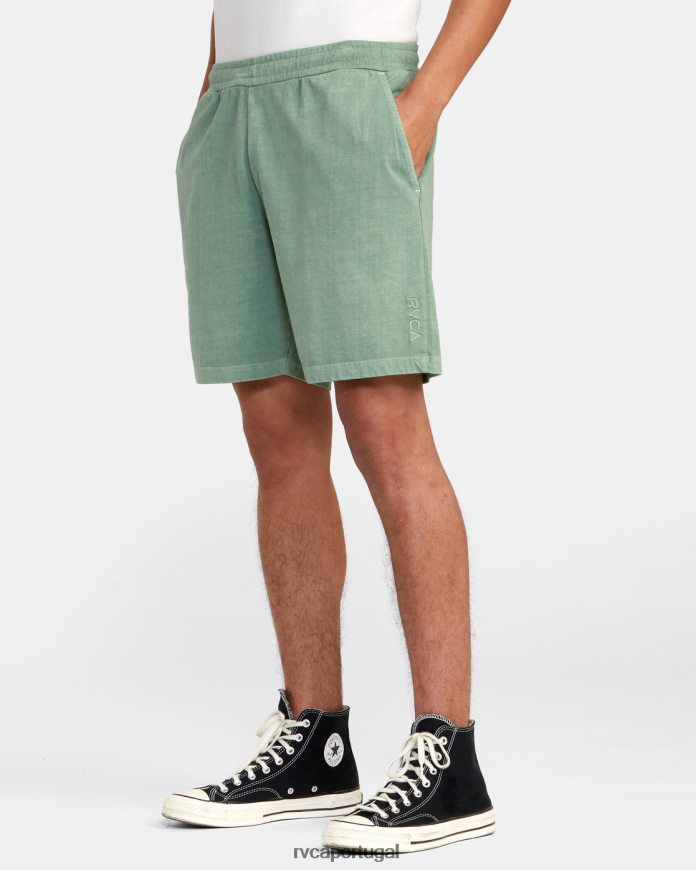 roupas RVCA homens calça elástica ptc 18 espinafre N00F2H606
