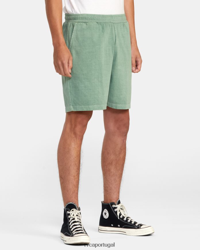 roupas RVCA homens calça elástica ptc 18 espinafre N00F2H606