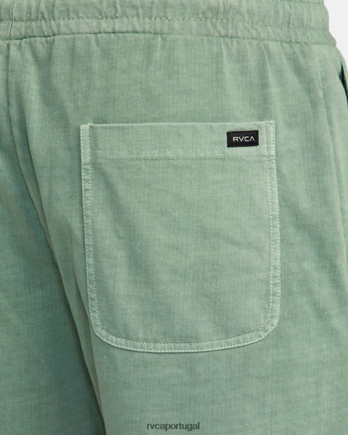 roupas RVCA homens calça elástica ptc 18 espinafre N00F2H606