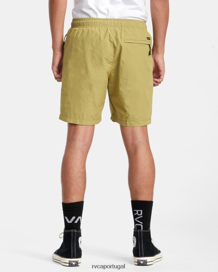 roupas RVCA homens calções de banho híbridos brodie 17 abacate N00F2H257