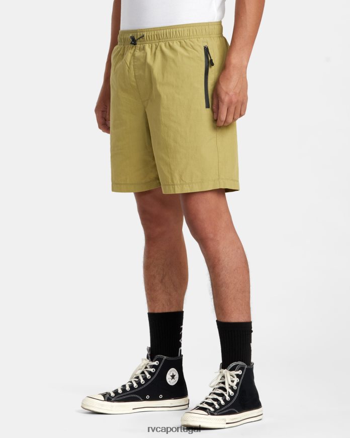 roupas RVCA homens calções de banho híbridos brodie 17 abacate N00F2H257