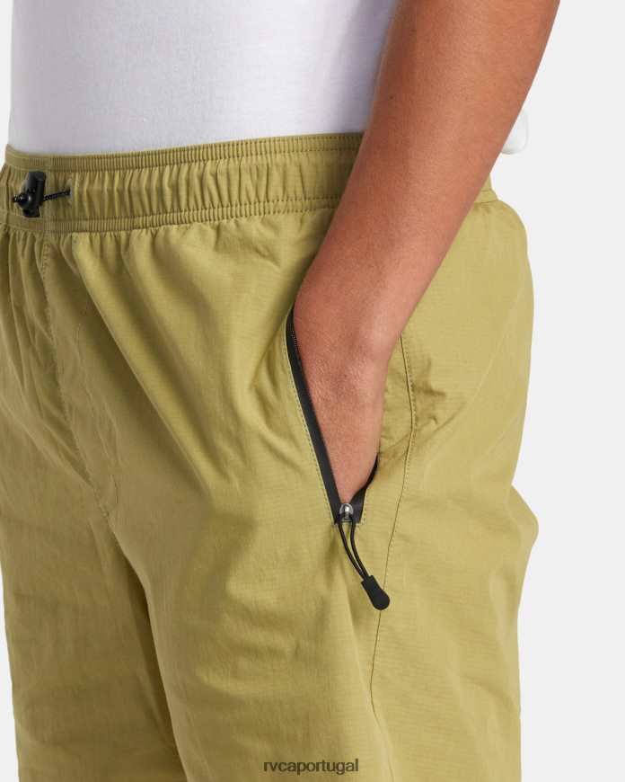 roupas RVCA homens calções de banho híbridos brodie 17 abacate N00F2H257