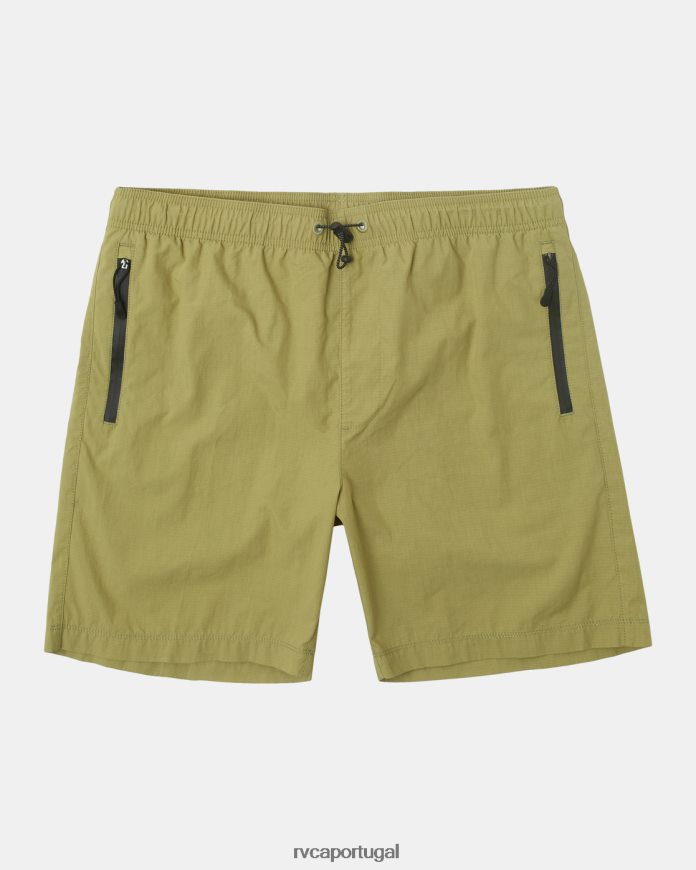 roupas RVCA homens calções de banho híbridos brodie 17 abacate N00F2H257