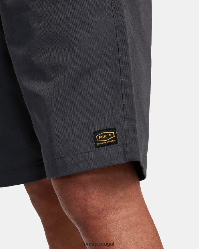 roupas RVCA homens coleção recession americana shorts elasticized 20 garagem azul N00F2H328