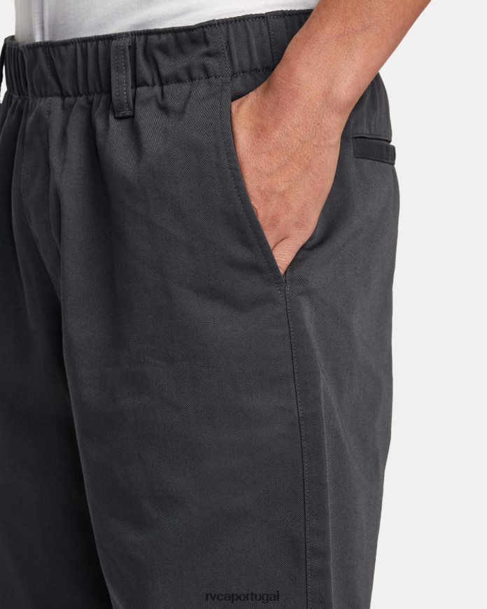 roupas RVCA homens coleção recession americana shorts elasticized 20 garagem azul N00F2H328