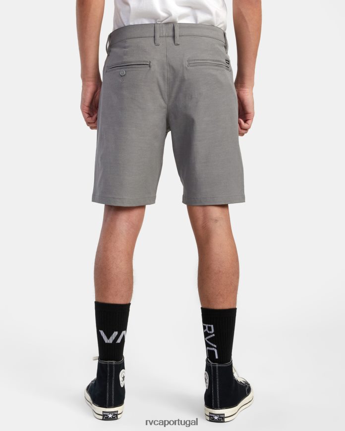 roupas RVCA homens de volta em shorts híbrido 19 urze atlética N00F2H741