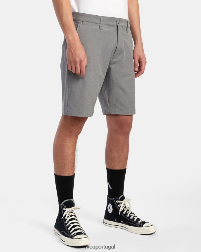 roupas RVCA homens de volta em shorts híbrido 19 urze atlética N00F2H741