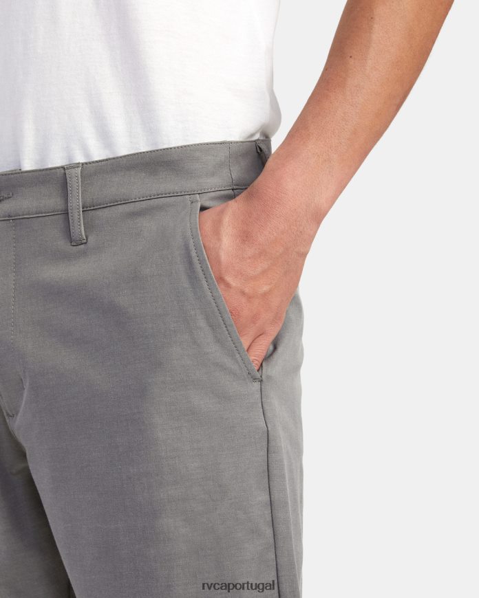 roupas RVCA homens de volta em shorts híbrido 19 urze atlética N00F2H741