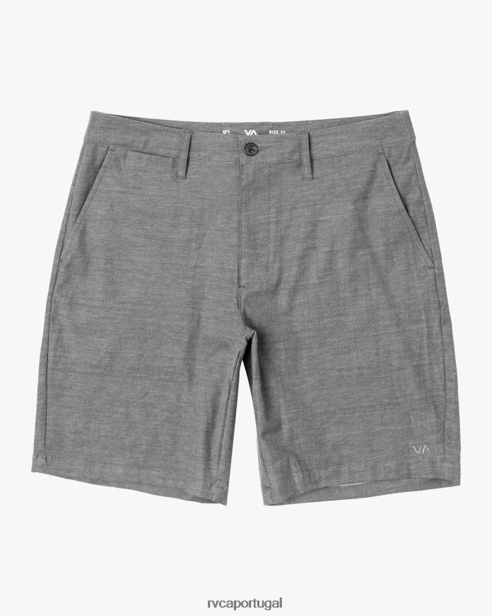 roupas RVCA homens de volta em shorts híbrido 19 urze atlética N00F2H741
