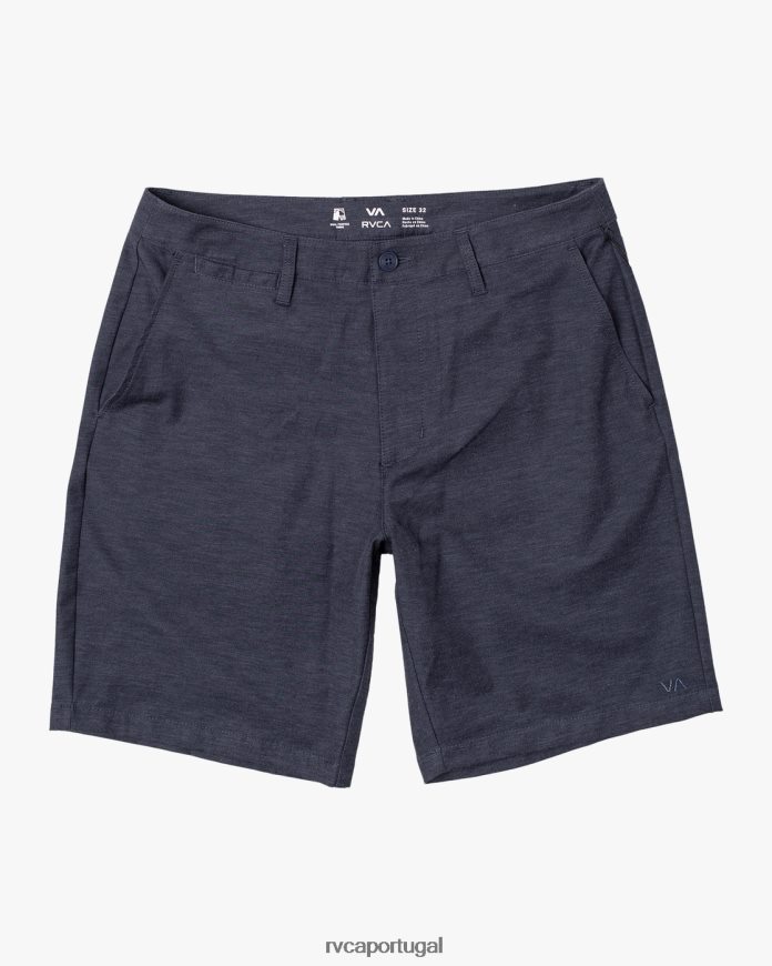 roupas RVCA homens de volta em shorts híbrido 19 urze jeans N00F2H849