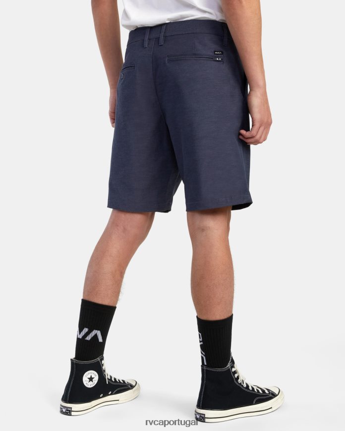 roupas RVCA homens de volta em shorts híbridos 19 urze jeans N00F2H607