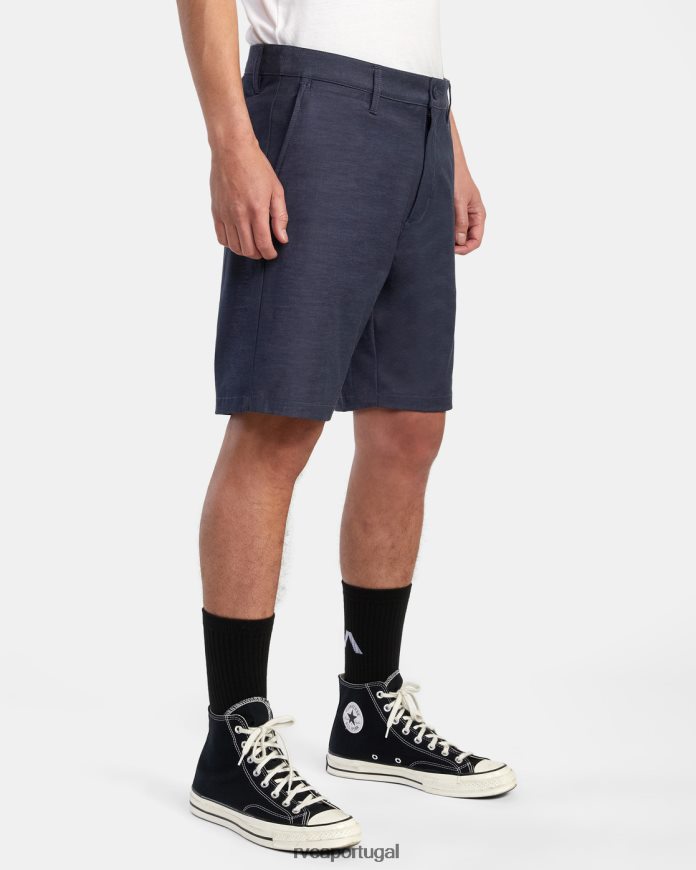 roupas RVCA homens de volta em shorts híbridos 19 urze jeans N00F2H607