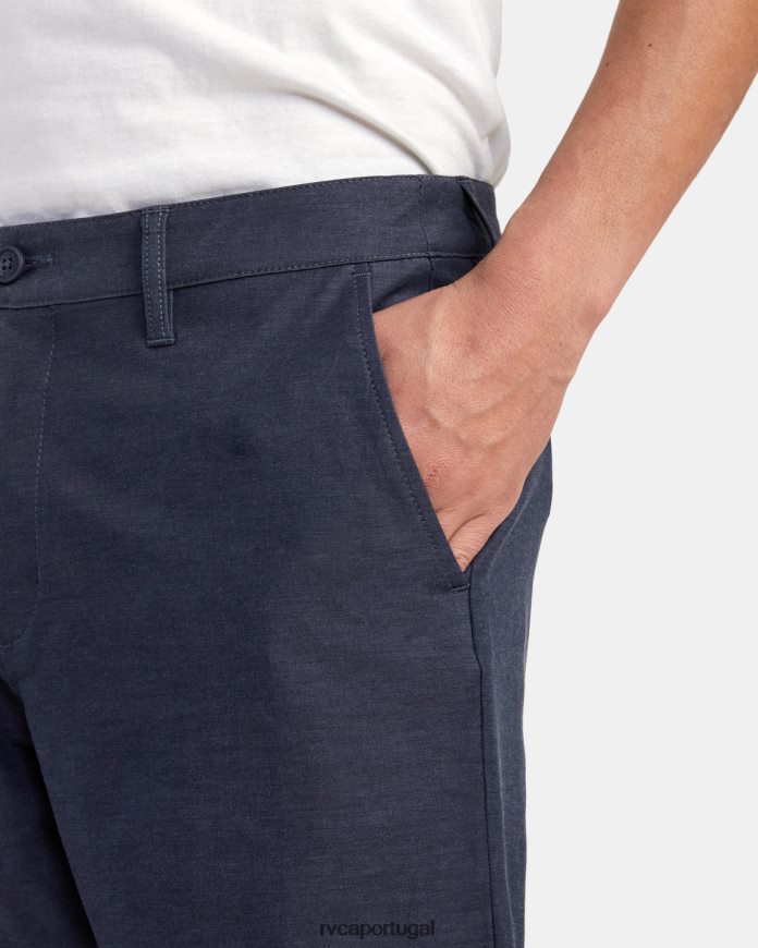 roupas RVCA homens de volta em shorts híbridos 19 urze jeans N00F2H607