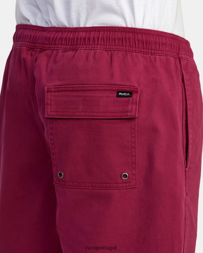 roupas RVCA homens escape shorts com cintura elástica 17 cacto rosa N00F2H1056