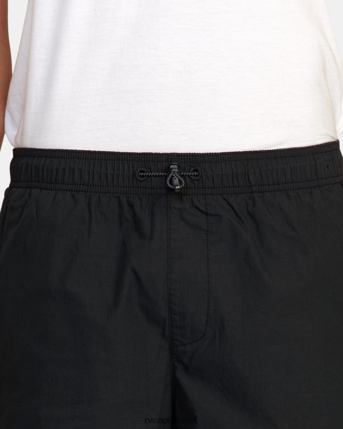 roupas RVCA homens short elástico híbrido brodie 2 17 preto N00F2H904
