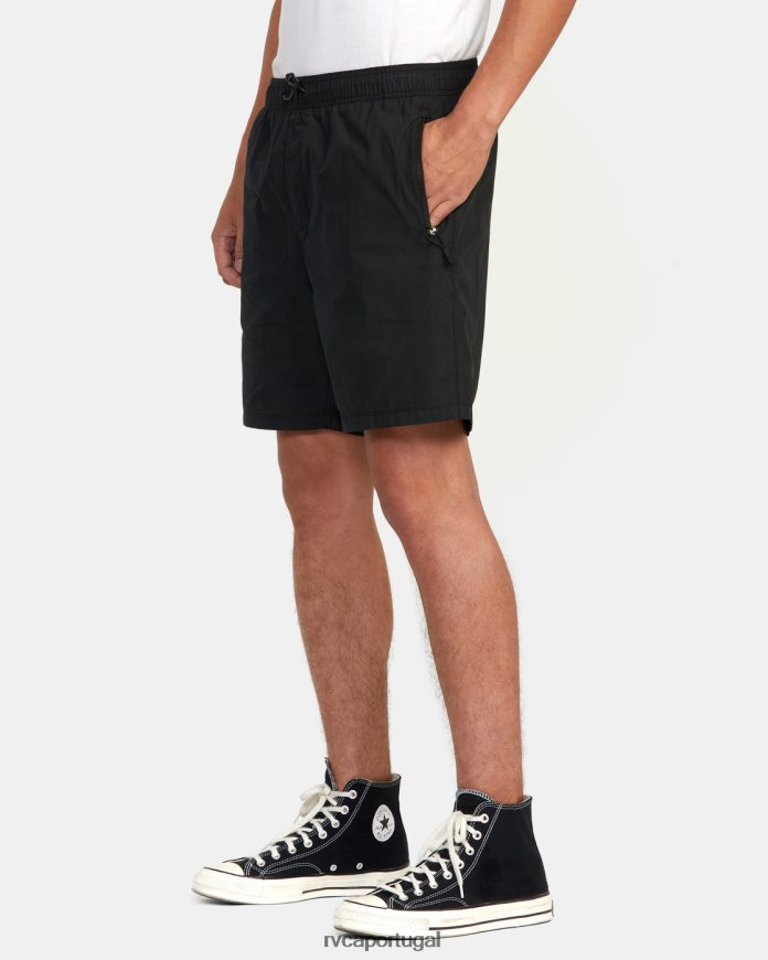 roupas RVCA homens short elástico híbrido brodie 2 17 preto N00F2H904