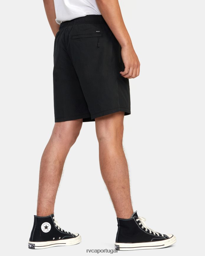 roupas RVCA homens short elástico híbrido brodie 2 17 preto N00F2H904