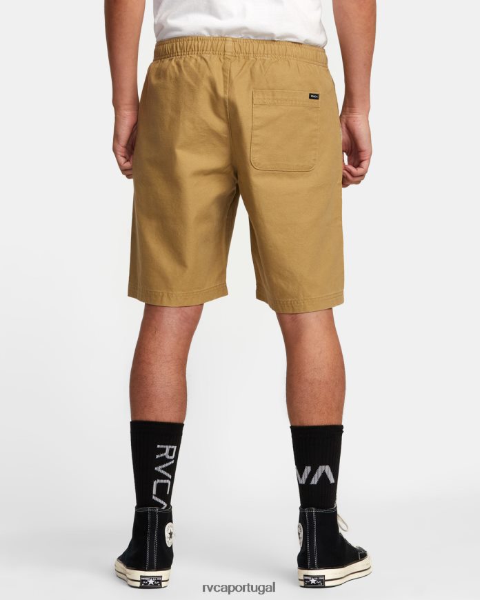 roupas RVCA homens shorts 20 com cintura elástica de alta qualidade cáqui N00F2H339