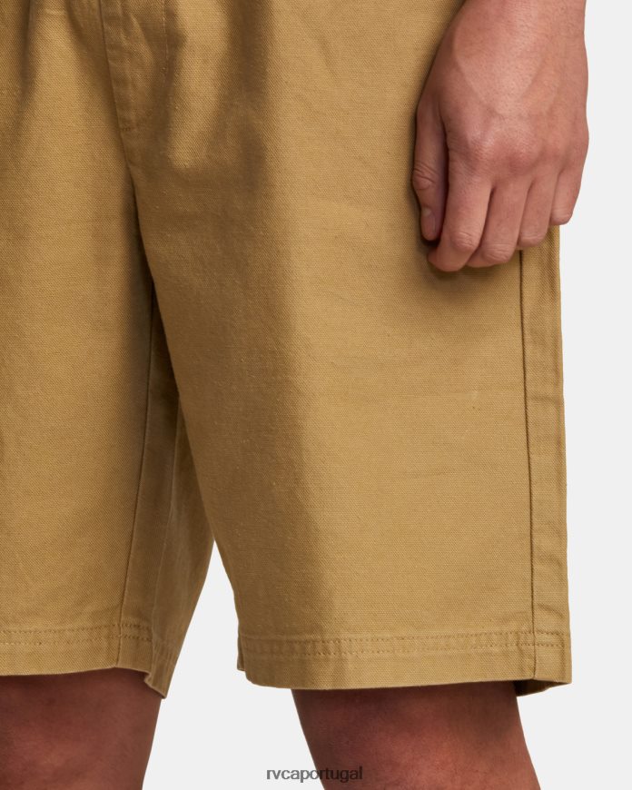 roupas RVCA homens shorts 20 com cintura elástica de alta qualidade cáqui N00F2H339