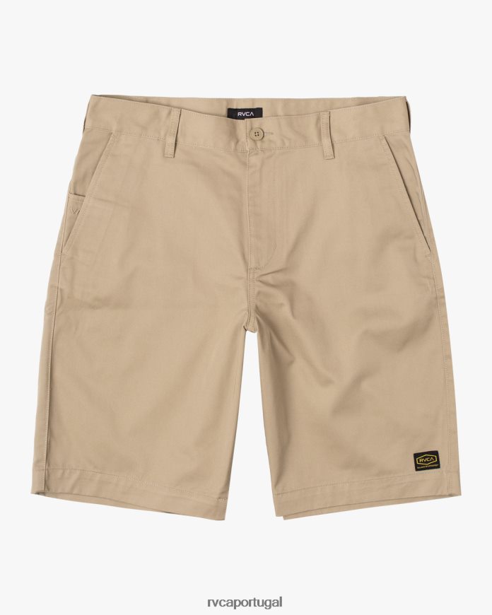 roupas RVCA homens shorts americanos cáqui N00F2H551