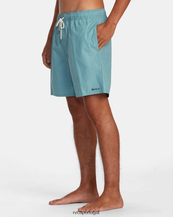 roupas RVCA homens shorts anfíbios híbridos de cintura elástica opostos perene N00F2H521