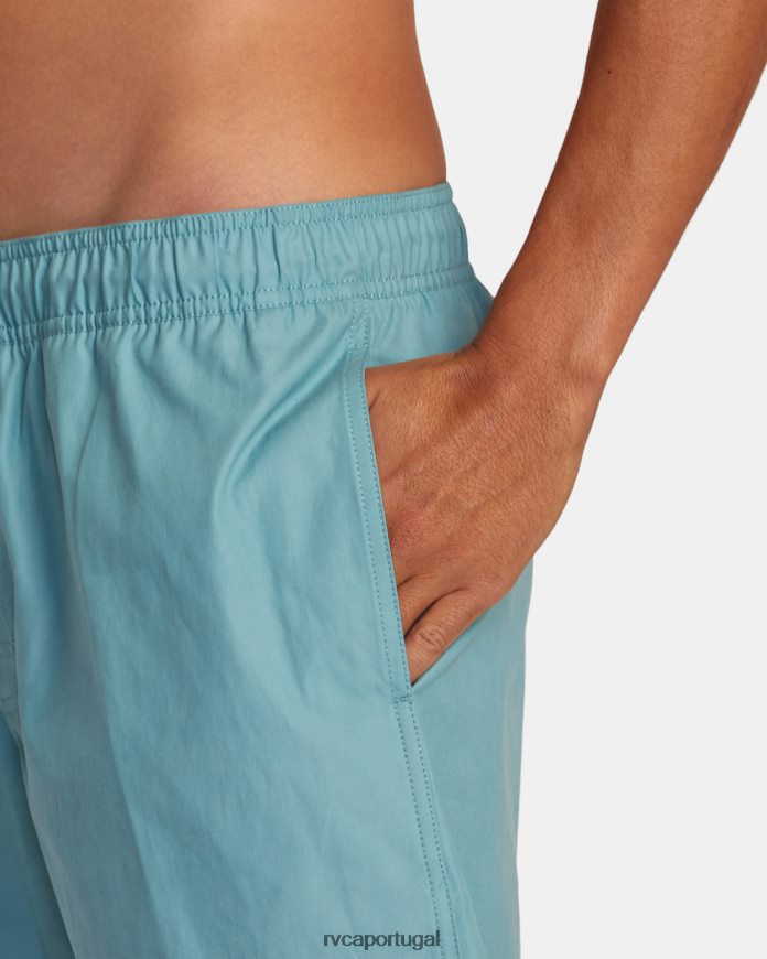 roupas RVCA homens shorts anfíbios híbridos de cintura elástica opostos perene N00F2H521
