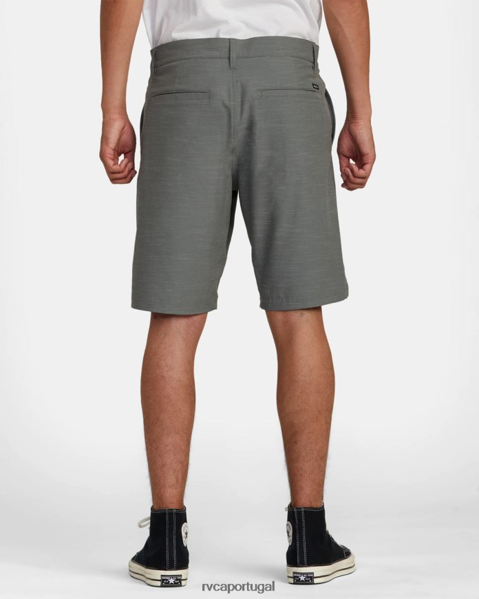 roupas RVCA homens shorts balance híbrido 20 Oliva N00F2H651