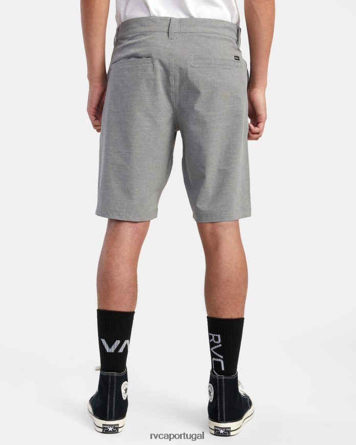 roupas RVCA homens shorts balance híbrido 20 preto N00F2H804