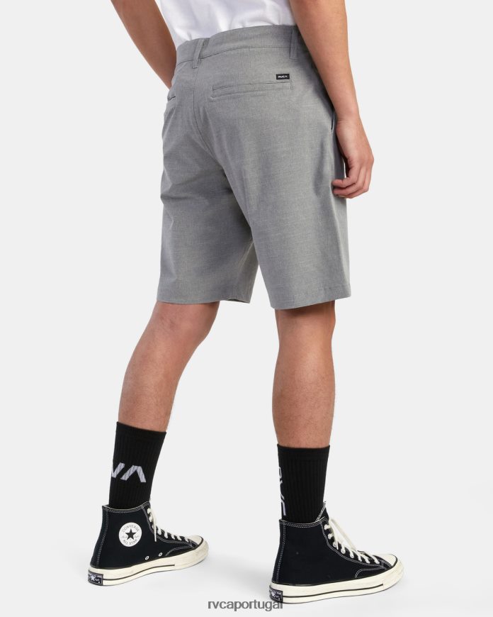 roupas RVCA homens shorts balance híbrido 20 preto N00F2H804