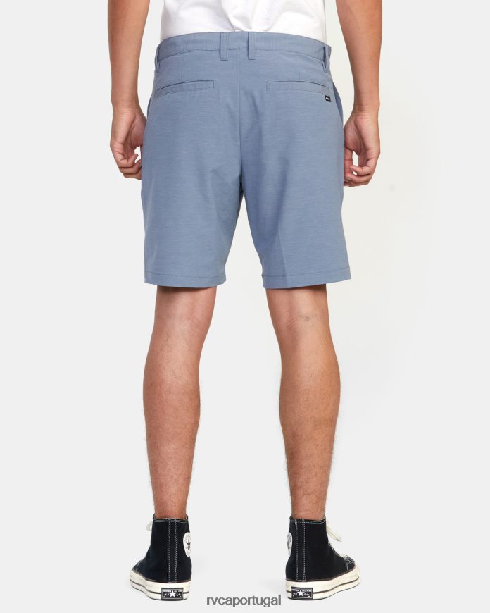 roupas RVCA homens shorts chino híbrido daggers 18 ardósia N00F2H900