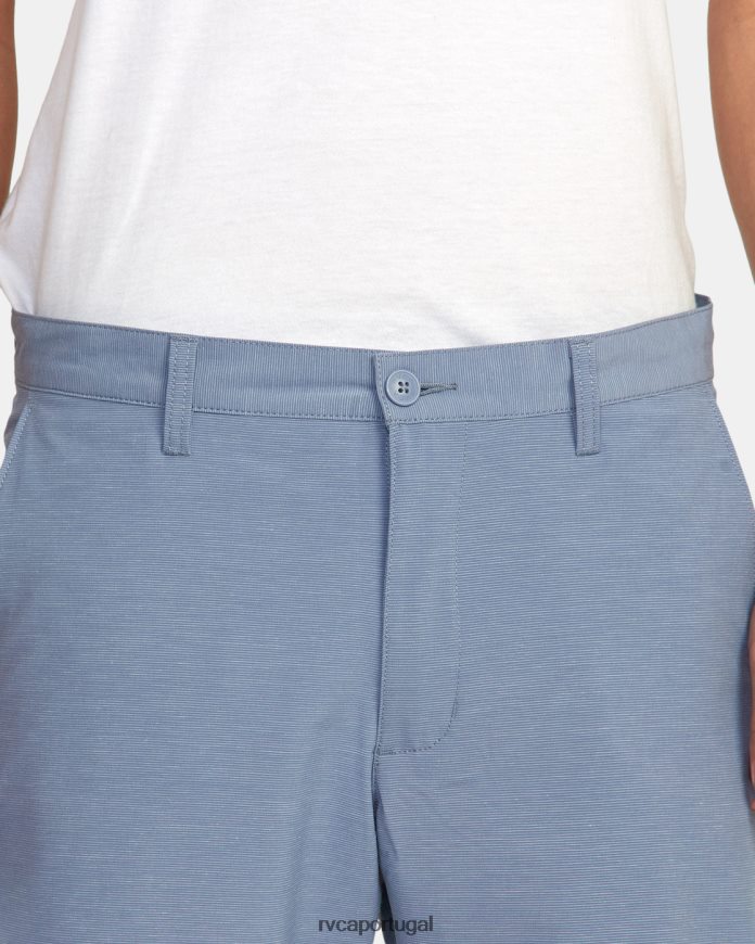 roupas RVCA homens shorts chino híbrido daggers 18 ardósia N00F2H900