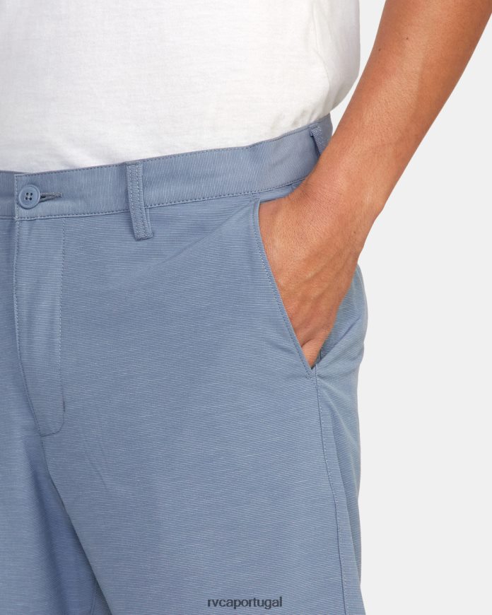 roupas RVCA homens shorts chino híbrido daggers 18 ardósia N00F2H900