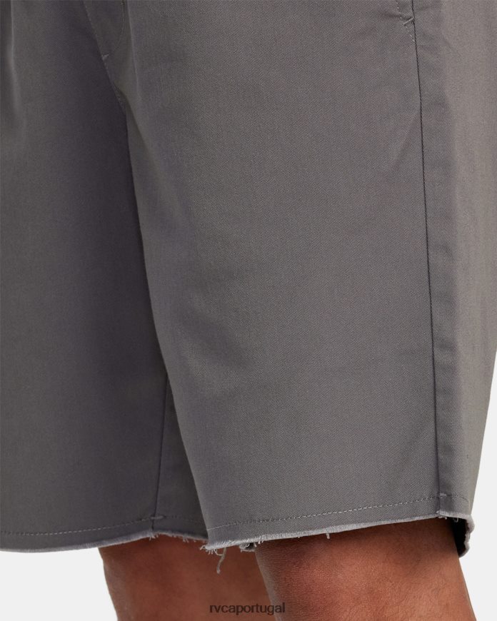 roupas RVCA homens shorts de cintura elástica para fim de semana fumaça N00F2H195