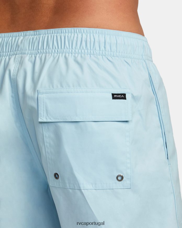 roupas RVCA homens shorts elásticos híbridos opostos cosmos N00F2H709