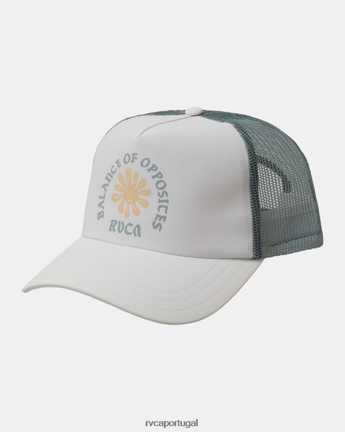 acessórios RVCA mulheres chapéu de caminhoneiro de verão branco N00F2H1214
